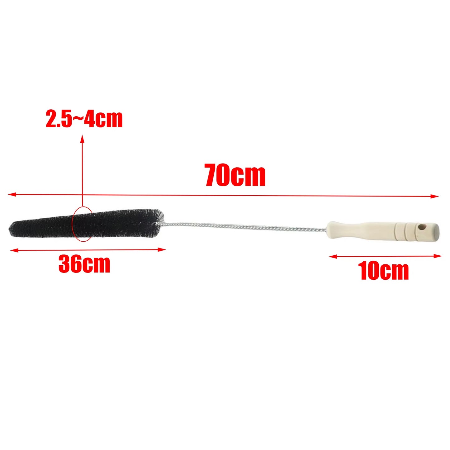 70Cm/75Cm Radiator Cleaner Brush Multi-Purpose Bendable Long Thin Cleaner Duster Washing Machine Cleaning Tool Dryer Duct Brush