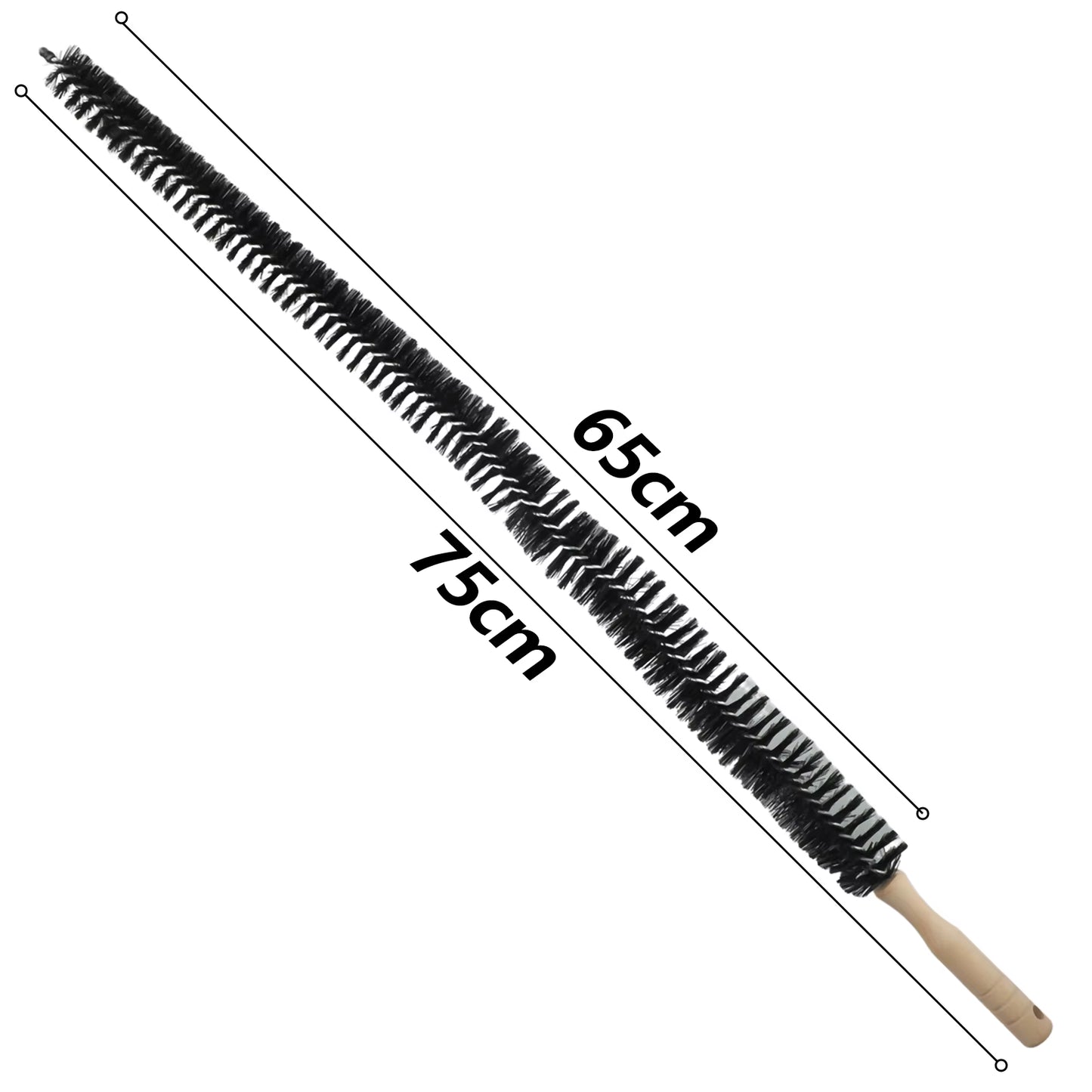 70Cm/75Cm Radiator Cleaner Brush Multi-Purpose Bendable Long Thin Cleaner Duster Washing Machine Cleaning Tool Dryer Duct Brush