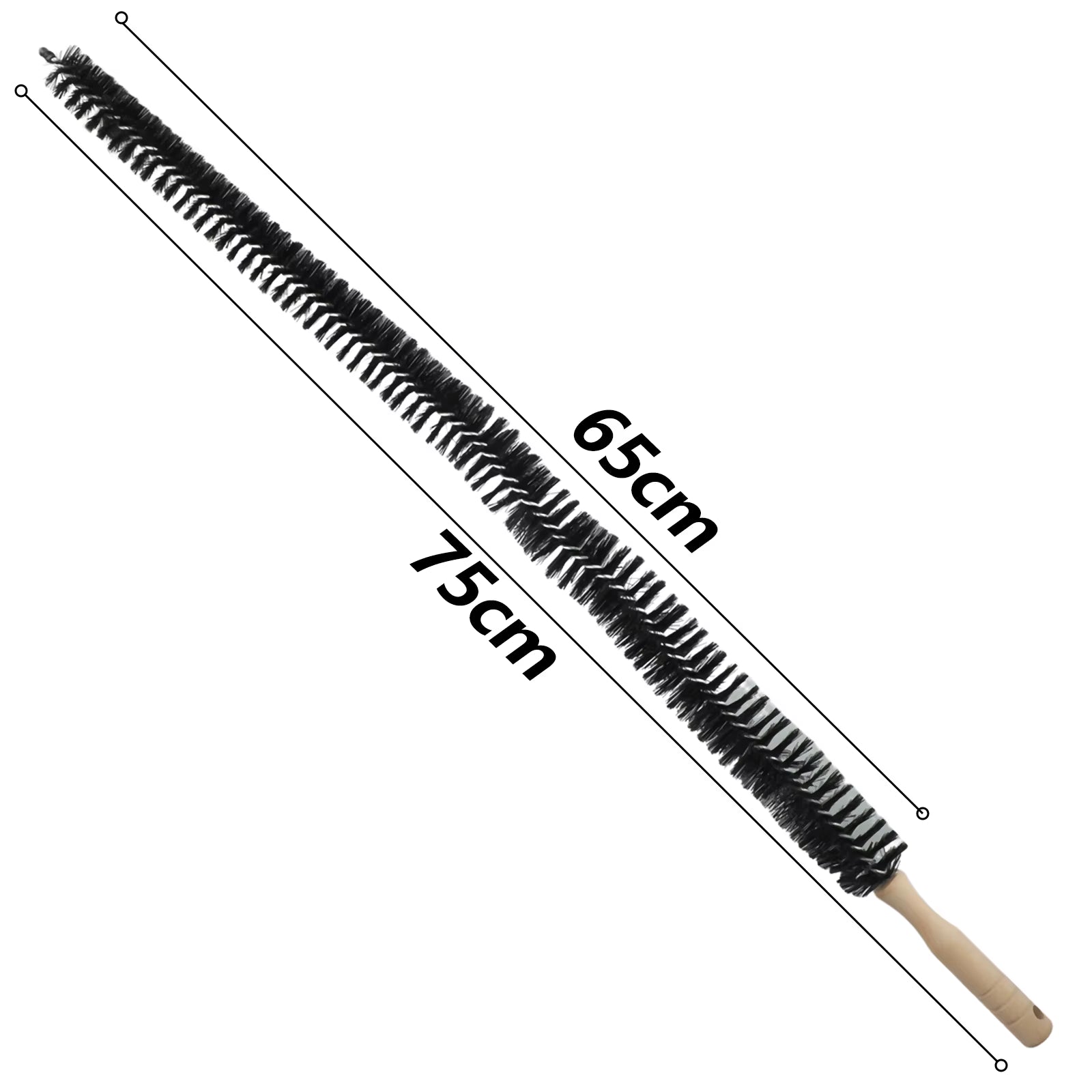 70Cm/75Cm Radiator Cleaner Brush Multi-Purpose Bendable Long Thin Cleaner Duster Washing Machine Cleaning Tool Dryer Duct Brush